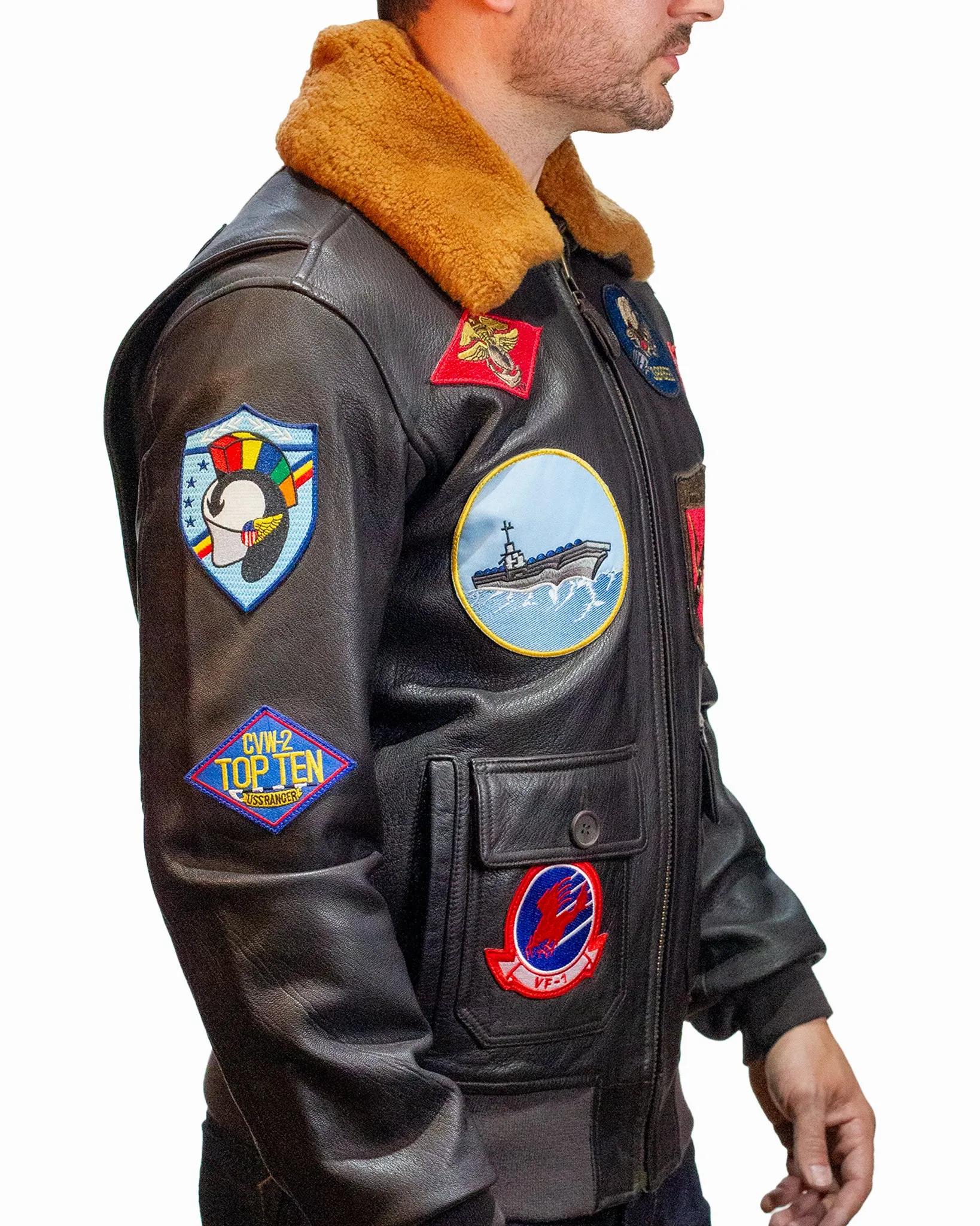 TOP GUN® OFFICIAL SIGNATURE SERIES LEATHER JACKET 1.0