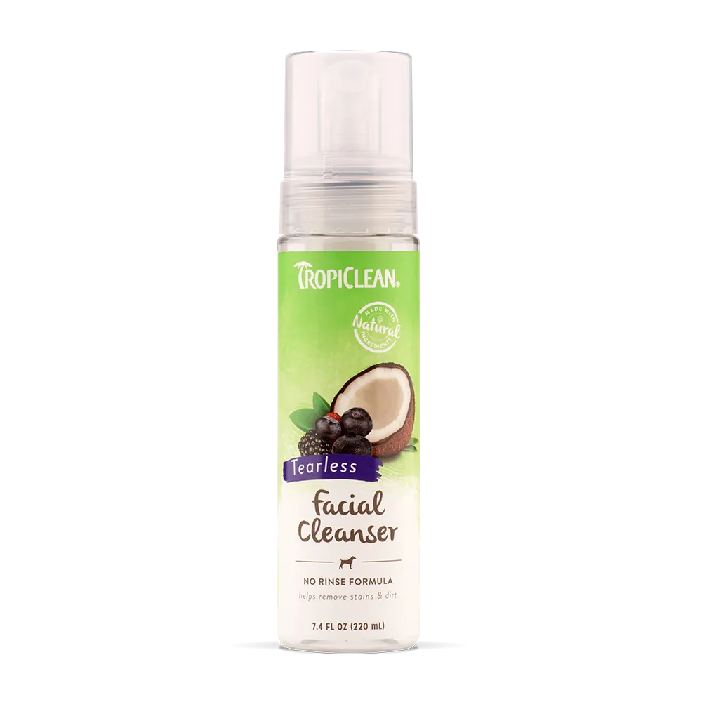 Tropiclean Waterless Facial Cleanser 7.4oz