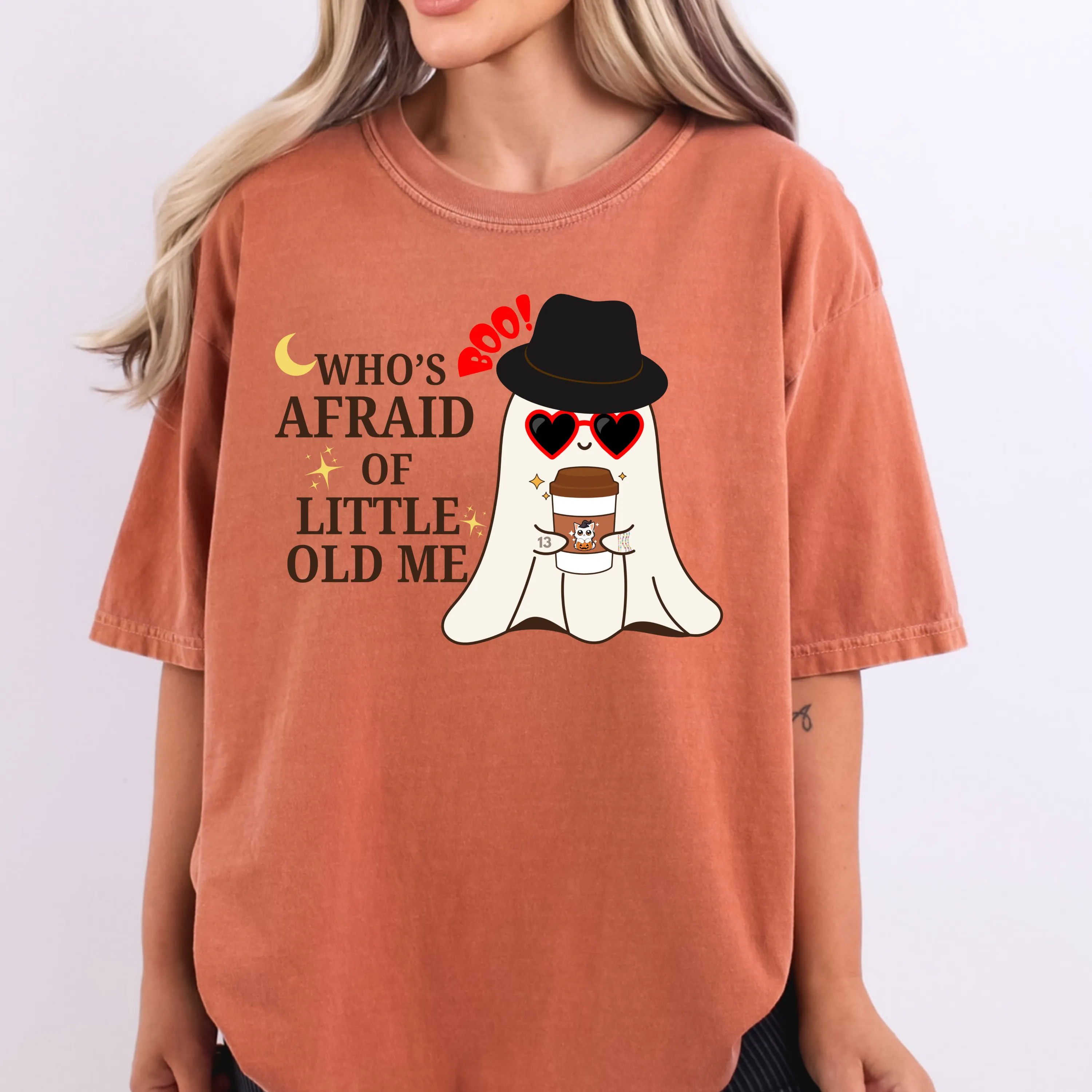 TS Ghost Little Old Me Shirt for Women