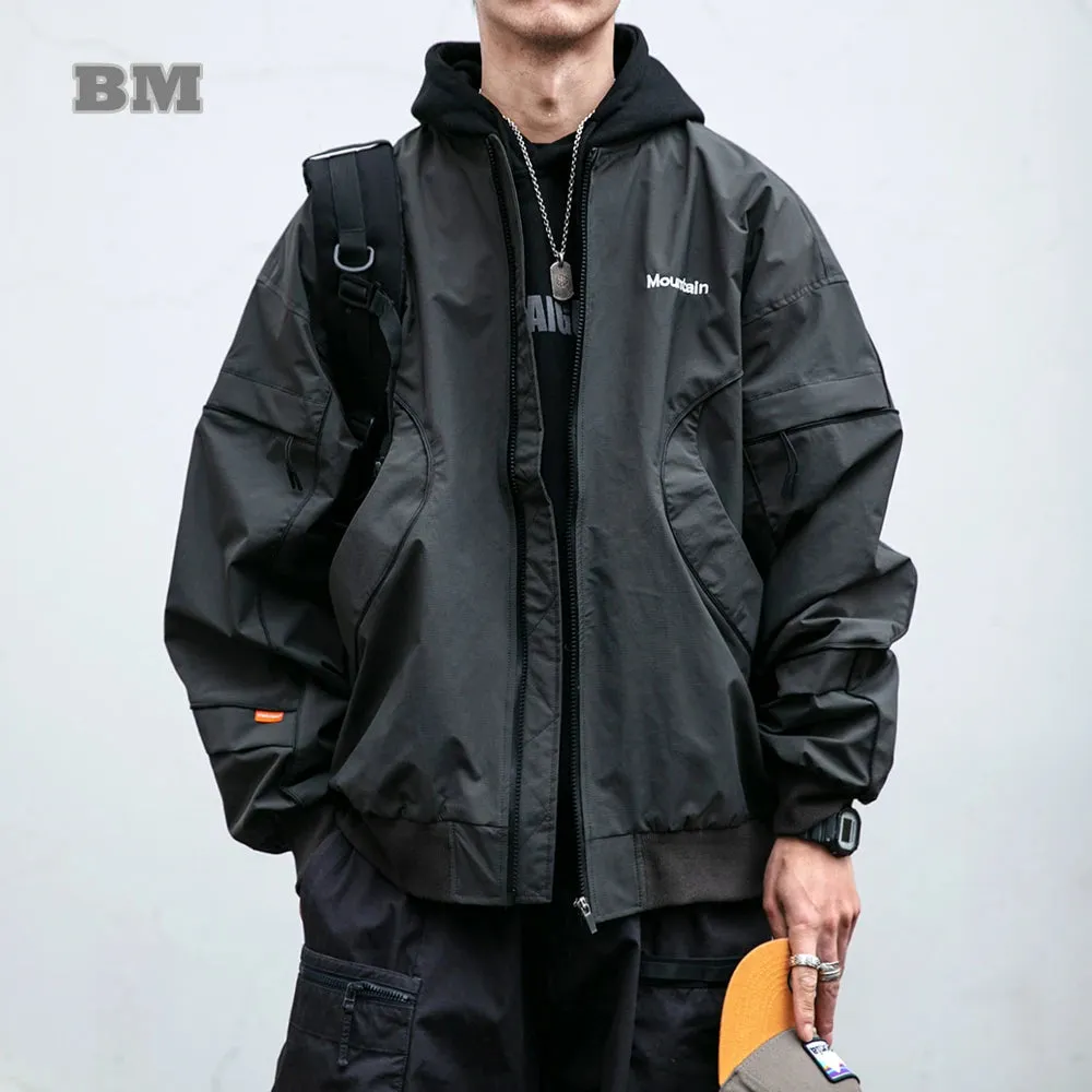 Vintage High Quality Jacket Men Clothing - Japanese Streetwear Casual Coat