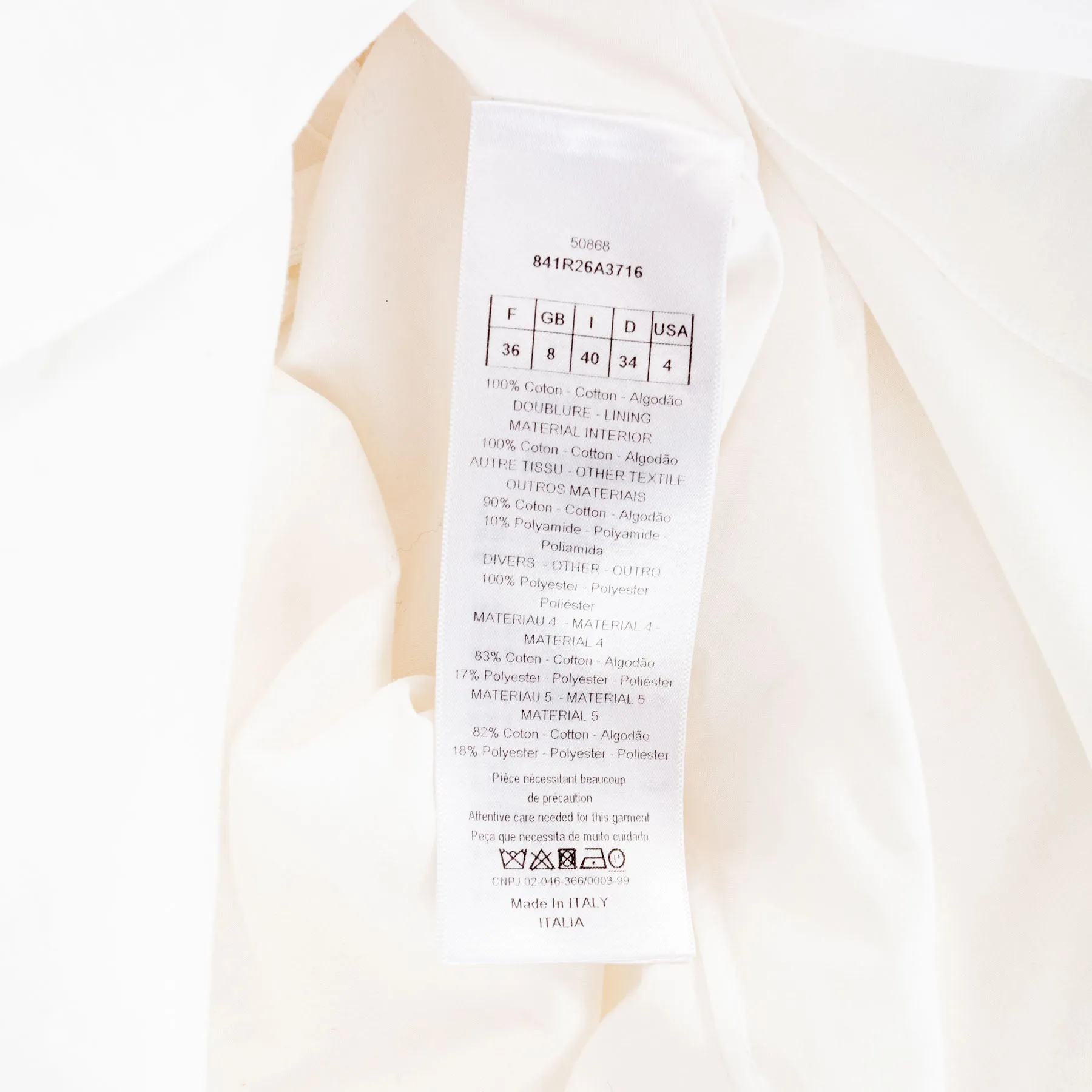 White Cotton Broderie Anglaise High Neck Shift Dress