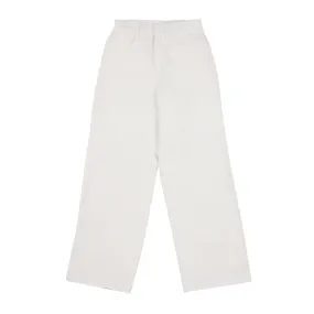 WMNS LOOSEFIT COTTON PANTS WHITE