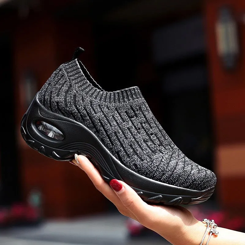 Women's Breathable Air Cushion Leisure Shock Sneakers