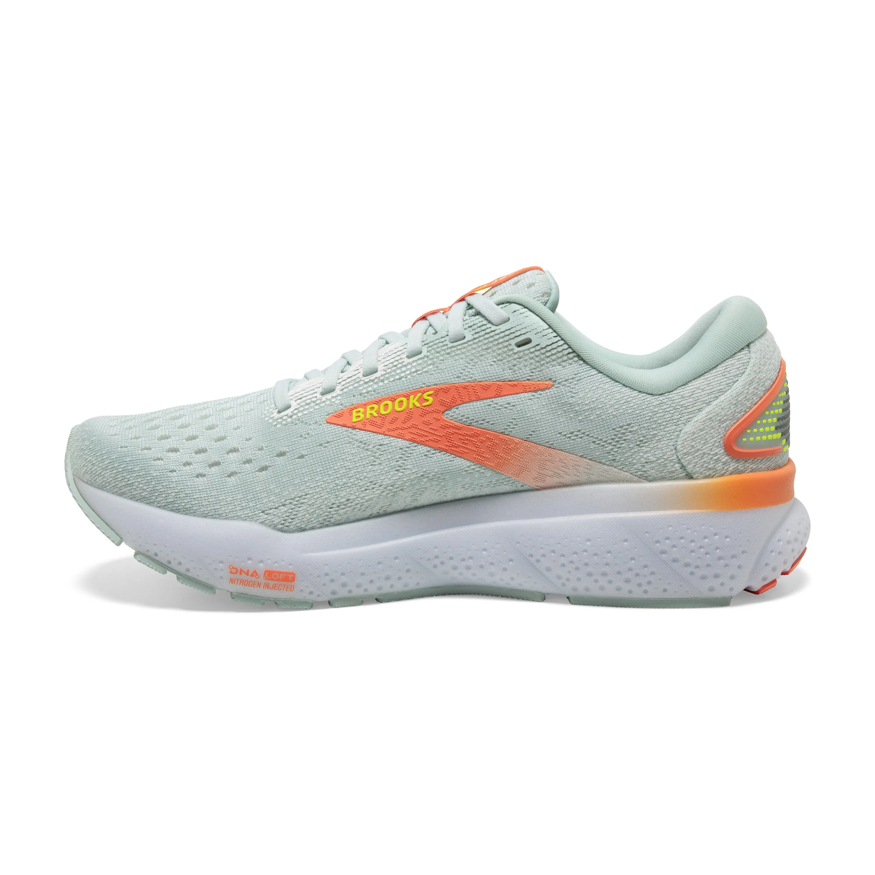 Women's Brooks Ghost 16 Color: Skylight / Coconut / Sunset