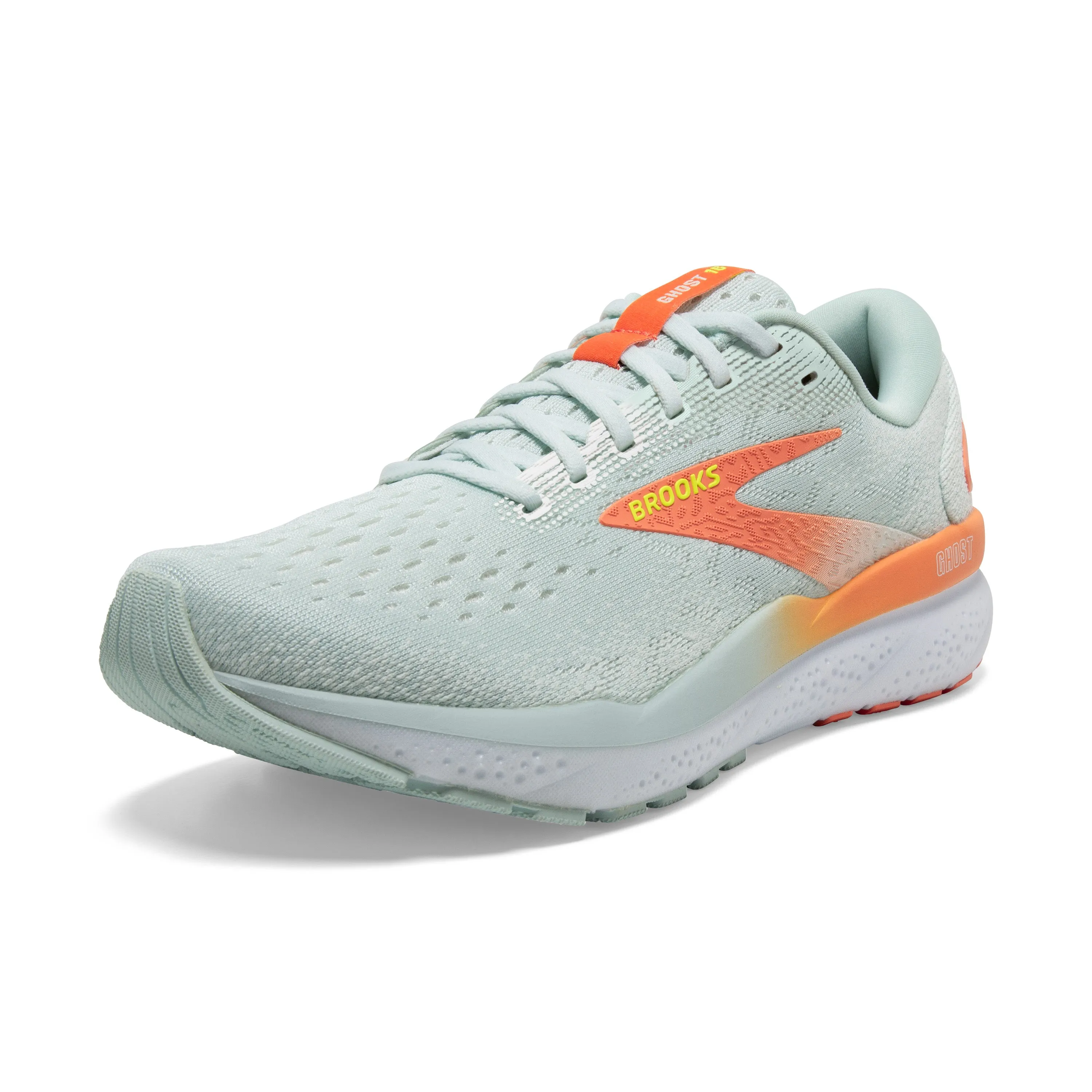 Women's Brooks Ghost 16 Color: Skylight / Coconut / Sunset