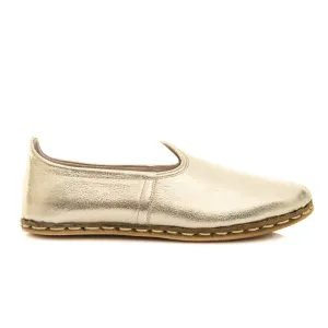 Women's Gold Slip On Shoes