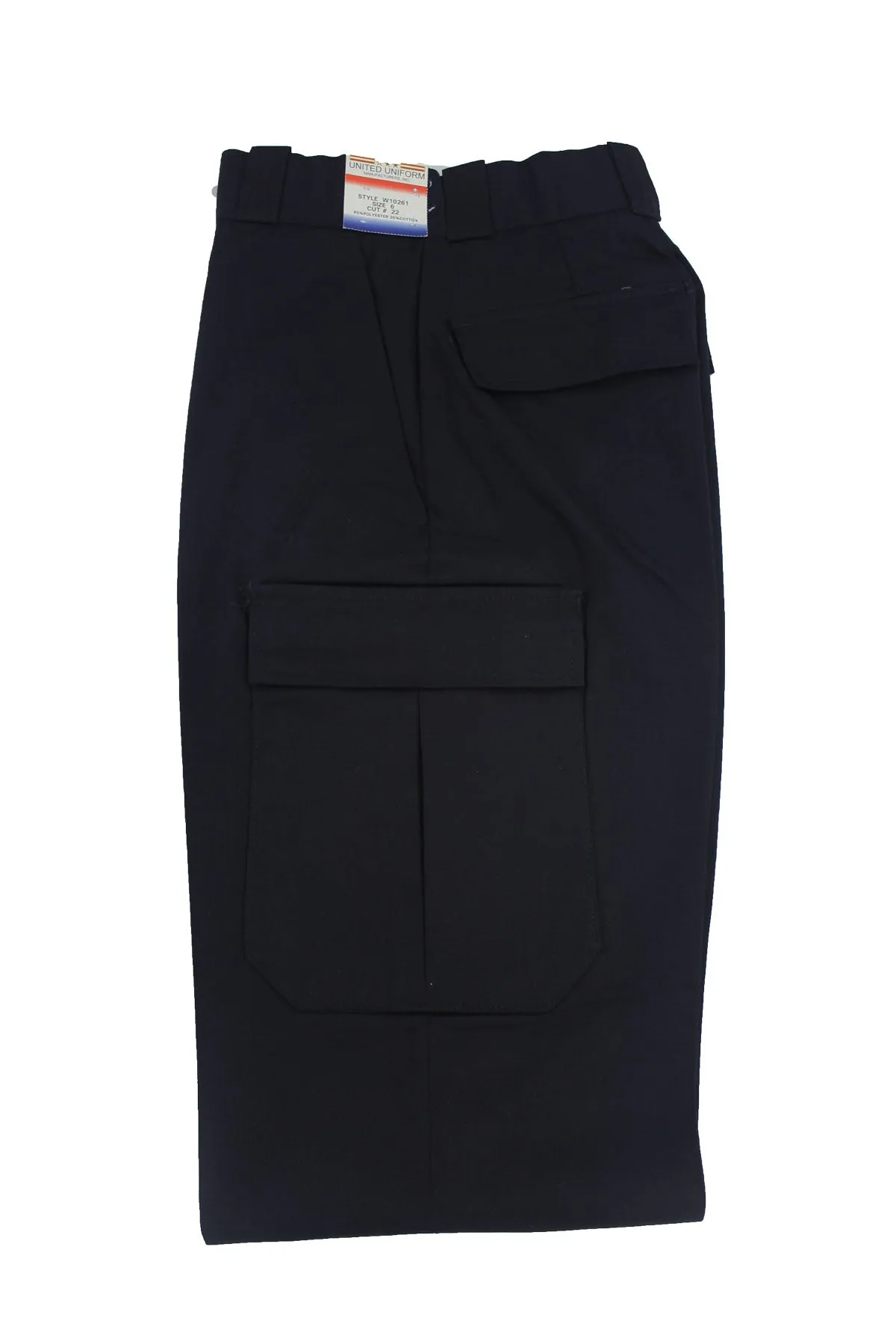 Women's United Uniform Poly Cotton Cargo Style Pants (Navy Blue)