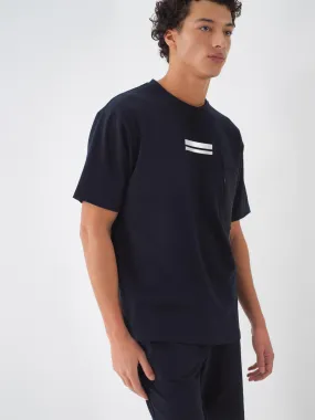 Xint Cotton Oversized Navy T-shirt